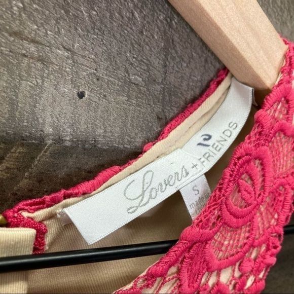 Lovers + Friends Radiant Dress in Pink Lace - Picture 9 of 11